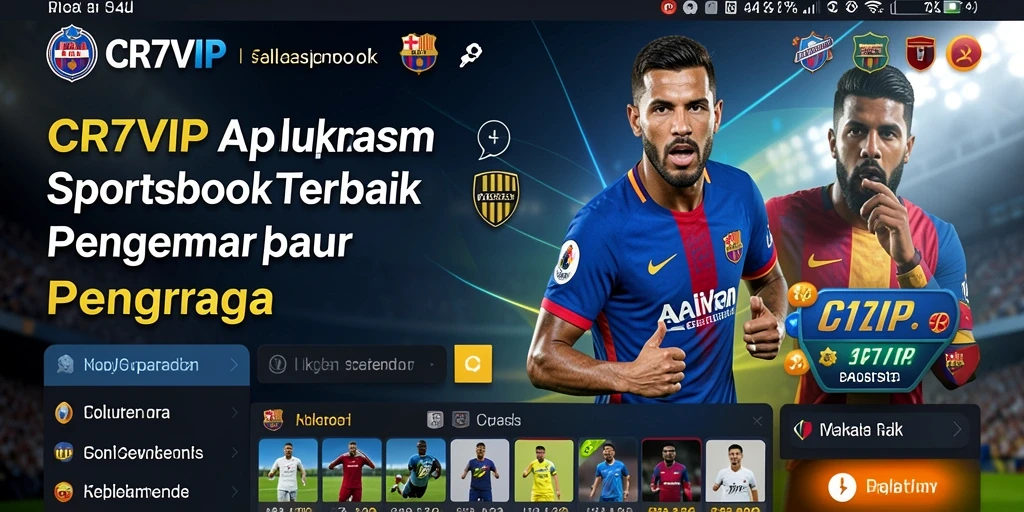 Tampilan menarik dari gameplay Sportsbook di CR7VIP.