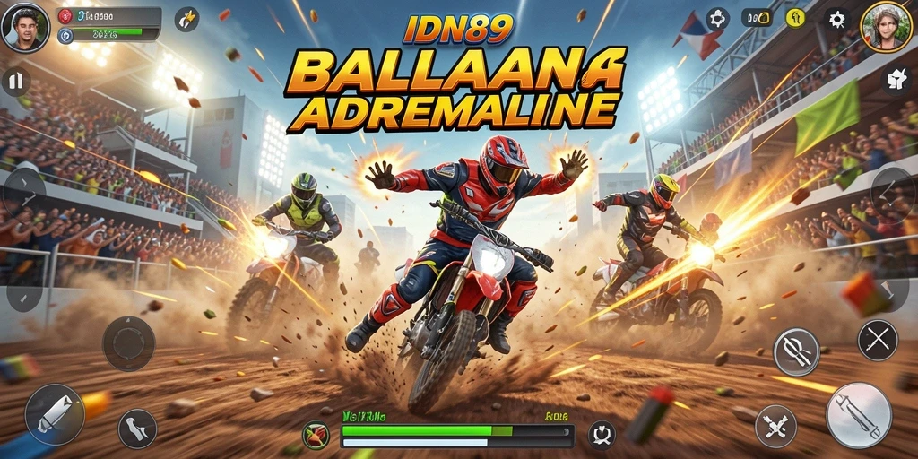 Tampilan gameplay yang seru dan mendebarkan dalam IDN89.