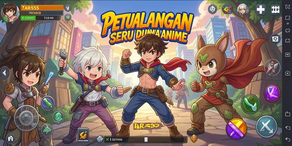 TAR555 menampilkan gameplay Anime yang mengasyikkan dan menarik.