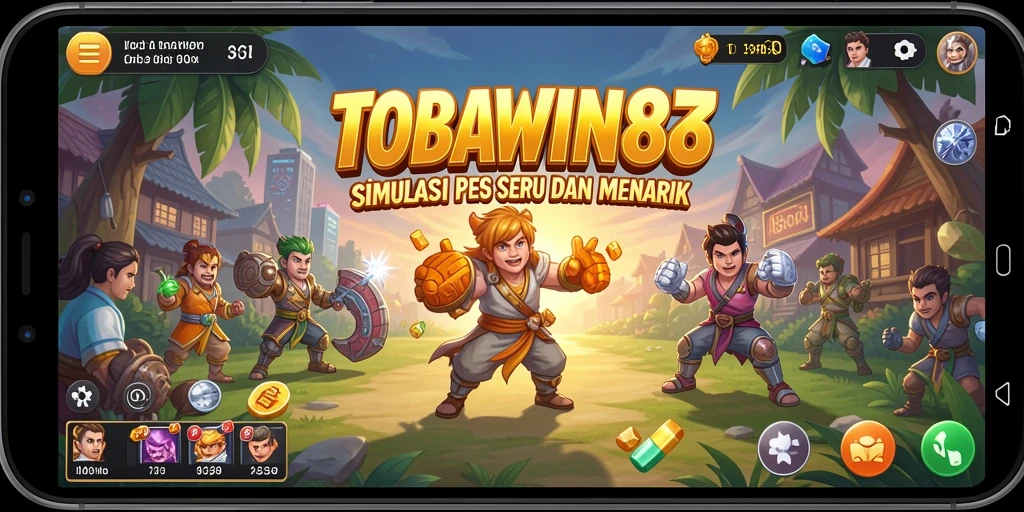 Tampilan gameplay TOBAWIN88 yang dinamis dan menarik.